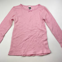 Load image into Gallery viewer, Girls Kids &amp; Co, pink waffle long sleeve pyjama top, GUC, size 4-6,  