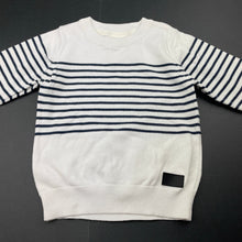 Load image into Gallery viewer, unisex Target, navy &amp; white stripe cotton sweater / jumper, FUC, size 2,  