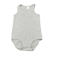 Load image into Gallery viewer, unisex Bonds, grey stretchy singletsuit romper, EUC, size 1,  
