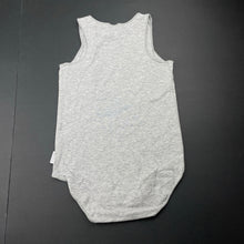 Load image into Gallery viewer, unisex Bonds, grey stretchy singletsuit romper, EUC, size 1,  