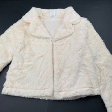 Load image into Gallery viewer, Girls H&amp;T, cotton lined soft feel faux fur jacket, EUC, size 7,  