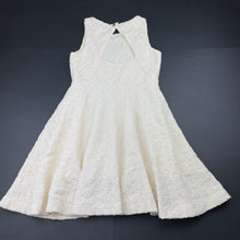 Load image into Gallery viewer, Girls Bardot Junior, lined textured party dress, light mark back, FUC, size 6, L: 63cm