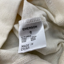 Load image into Gallery viewer, Girls Emerson, lightweight sweater / jumper, gold hearts, FUC, size 8,  
