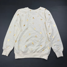 Load image into Gallery viewer, Girls Emerson, lightweight sweater / jumper, gold hearts, FUC, size 8,  