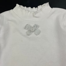 Load image into Gallery viewer, Girls Origami, ribbed stretchy long sleeve top, armpit to armpit: 30cm, shoulder to cuff: 38.5cm, FUC, size 6-8,  