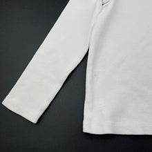 Load image into Gallery viewer, Girls Origami, ribbed stretchy long sleeve top, armpit to armpit: 30cm, shoulder to cuff: 38.5cm, FUC, size 6-8,  
