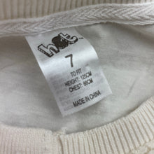 Load image into Gallery viewer, Girls H&amp;T, cream floral lace cropped cardigan / top, EUC, size 7,  