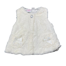 Load image into Gallery viewer, Girls Mango, lined faux fur vest, EUC, size 5,  