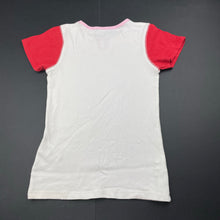 Load image into Gallery viewer, Girls Cotton On, cotton Christmas pyjama top, small mark lower front, FUC, size 7,  