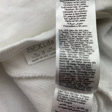 Load image into Gallery viewer, Girls F&amp;F, white cotton lightweight sweater / jumper, EUC, size 13-14,  