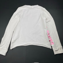 Load image into Gallery viewer, Girls F&amp;F, white cotton lightweight sweater / jumper, EUC, size 13-14,  