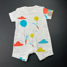Load image into Gallery viewer, unisex Boboli, lightweight cotton romper, rabbit, EUC, size 000,  