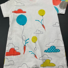 Load image into Gallery viewer, unisex Boboli, lightweight cotton romper, rabbit, EUC, size 000,  