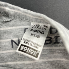 Load image into Gallery viewer, unisex Bonds, NEWBIES cotton coverall / romper, FUC, size 000,  