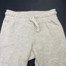 Load image into Gallery viewer, unisex H&amp;M, oatmeal marle cotton pants / bottoms, elasticated, EUC, size 000,  