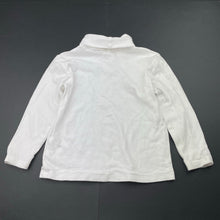 Load image into Gallery viewer, unisex Anko, white cotton roll neck top / skivvy, GUC, size 3,  