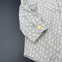 Load image into Gallery viewer, Boys Target, cotton long sleeve shirt, poppers, EUC, size 00,  