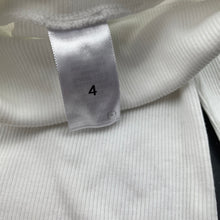 Load image into Gallery viewer, Girls Target, ribbed stretchy roll neck top / skivvy, GUC, size 4,  