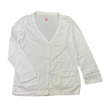 Load image into Gallery viewer, Girls Mix Kids, white cotton button up top / cardigan, FUC, size 5,  
