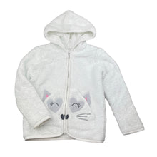 Load image into Gallery viewer, Girls Target, fleece zip up hooded jacket, GUC, size 5,  
