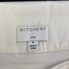 Load image into Gallery viewer, Girls Witchery, stretchy off-shoulder top, mark back left sleeve, FUC, size 4,  