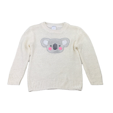 Girls Target, lightweight knit sweater / jumper, sequin koala, GUC, size 2,  