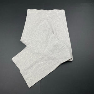 Girls B Collection, grey marle leggings, elasticated, Inside leg: 53cm, EUC, size 7,  