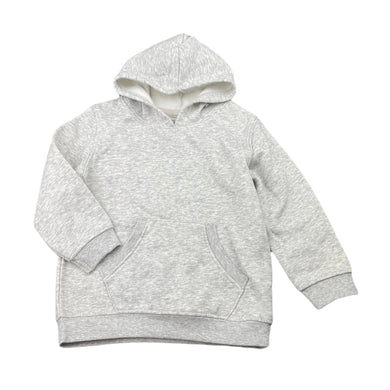 unisex Emerson, grey fleece lined hoodie sweater, EUC, size 2,  