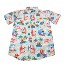 Load image into Gallery viewer, Boys LOWES, Christmas lightweight short sleeve shirt, EUC, size 10,  