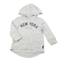 Load image into Gallery viewer, Boys Target, grey marle long sleeve hooded tee / top, GUC, size 2,  