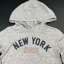 Load image into Gallery viewer, Boys Target, grey marle long sleeve hooded tee / top, GUC, size 2,  