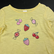 Load image into Gallery viewer, Girls Target, yellow knit cotton long sleeve top, EUC, size 5,  