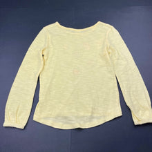 Load image into Gallery viewer, Girls Target, yellow knit cotton long sleeve top, EUC, size 5,  