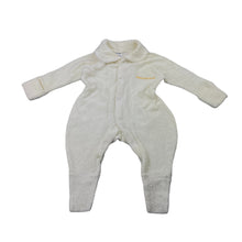 Load image into Gallery viewer, unisex Bonds, lemon classic wondersuit coverall / romper, GUC, size 000,  