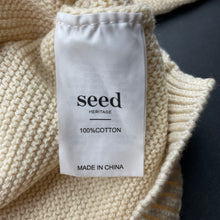 Load image into Gallery viewer, Girls Seed, knitted cotton sweater / jumper, rabbit, NEW, size 2,  