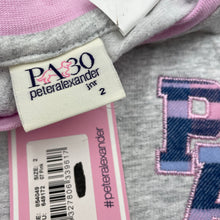 Load image into Gallery viewer, Girls Peter Alexander, fleece lined cotton long sleeve pyjama top, NEW, size 2,  