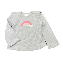 Load image into Gallery viewer, Girls Target, fleece lined sweater / jumper, rainbow, FUC, size 2,  