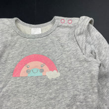 Load image into Gallery viewer, Girls Target, fleece lined sweater / jumper, rainbow, FUC, size 2,  