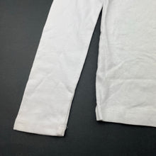Load image into Gallery viewer, Girls Target, white cotton long sleeve tee / top, NEW, size 7,  
