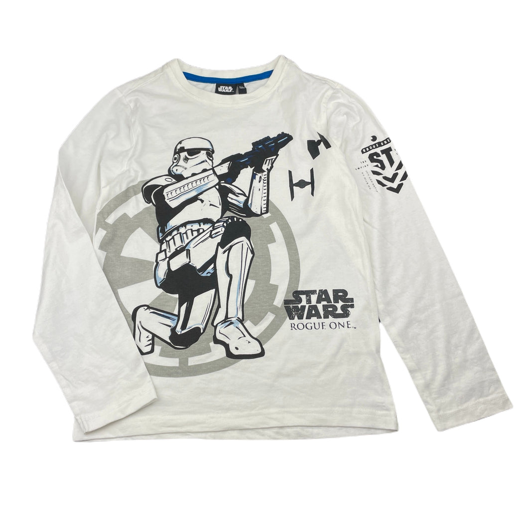 Boys Star Wars, Rogue One cotton long sleeve tee / top, EUC, size 8-9,  