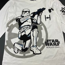 Load image into Gallery viewer, Boys Star Wars, Rogue One cotton long sleeve tee / top, EUC, size 8-9,  