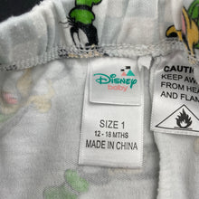 Load image into Gallery viewer, unisex Disney, lightweight pyjama pants / bottoms, small marks, FUC, size 1,  