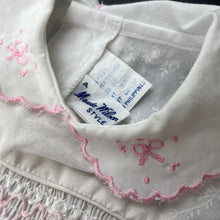 Load image into Gallery viewer, Girls Maude Wilson, vintage smocked embroidered lightweight top, FUC, size 00,  