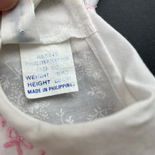 Load image into Gallery viewer, Girls Maude Wilson, vintage smocked embroidered lightweight top, FUC, size 00,  