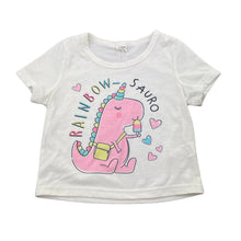 Load image into Gallery viewer, Girls SHEIN, lightweight tee / top, dinosaur, GUC, size 4,  