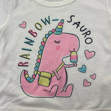 Load image into Gallery viewer, Girls SHEIN, lightweight tee / top, dinosaur, GUC, size 4,  