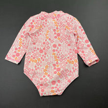 Load image into Gallery viewer, Girls Baby Berry, floral long sleeve swim one-piece, GUC, size 00,  