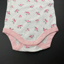 Load image into Gallery viewer, Girls Baby Berry, floral cotton bodysuit / romper, NEW, size 00,  