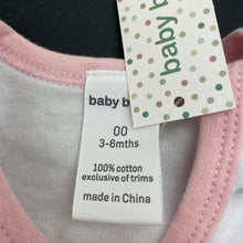 Load image into Gallery viewer, Girls Baby Berry, floral cotton bodysuit / romper, NEW, size 00,  