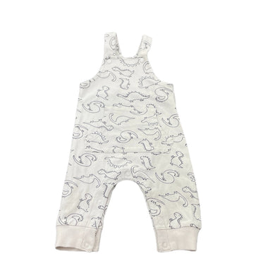 unisex Baby Berry, stretchy overalls / romper, dinosaurs, EUC, size 000,  